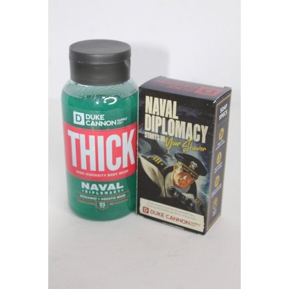 Duke Cannon Other - Duke Cannon Naval Diplomacy High Viscosity‎ Body Wash and Big Ass Brick of Soap